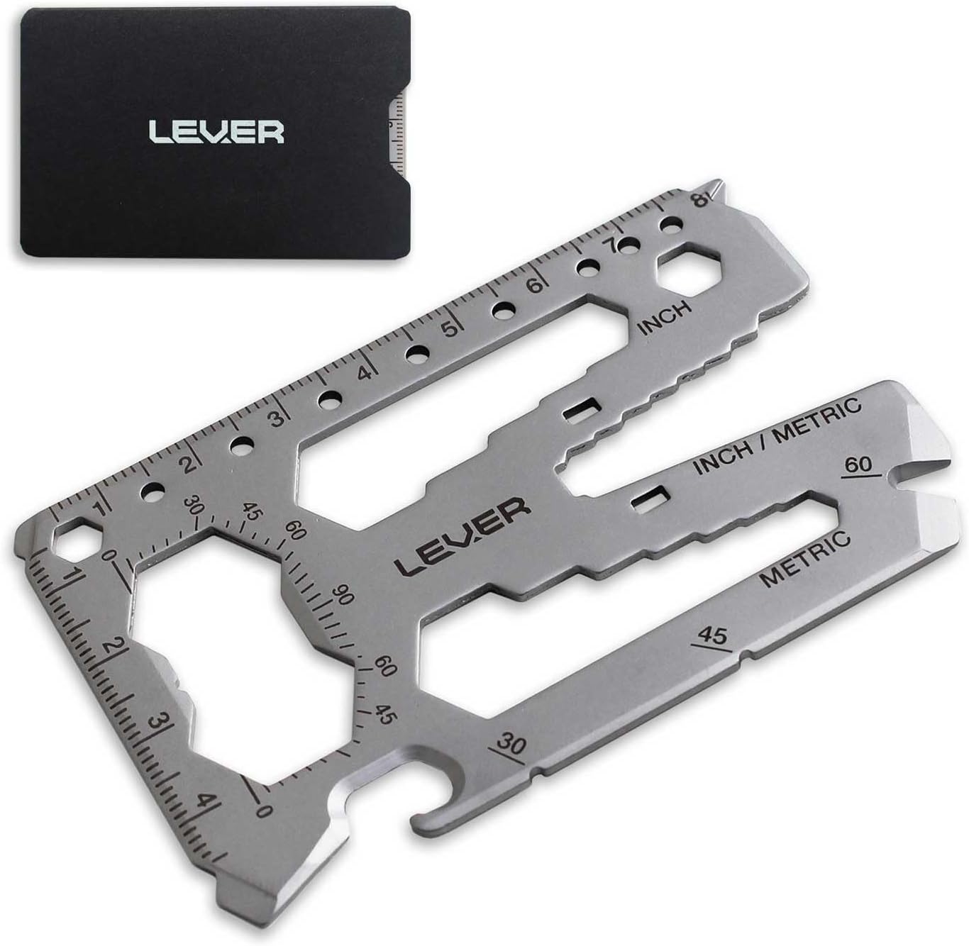 Lever Gear Toolcard Pro - 40 in 1 Credit Card Multitool
