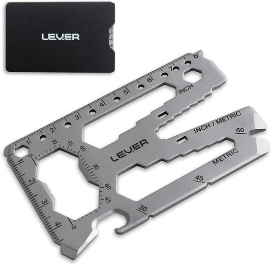 Lever Gear Toolcard Pro - 40 in 1 Credit Card Multitool