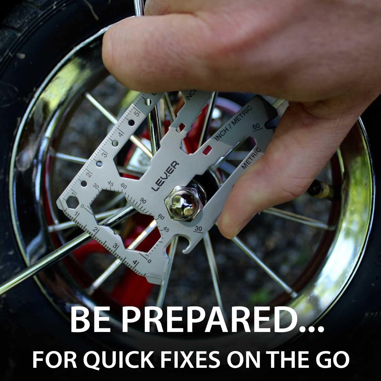 Lever Gear Toolcard Pro - 40 in 1 Credit Card Multitool