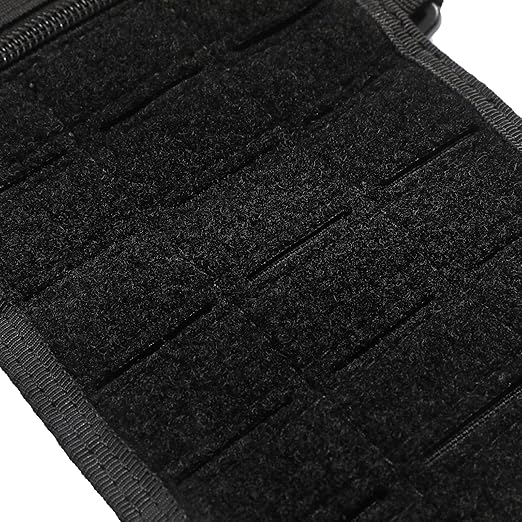 Horizontal Molle Patch Panel Zipper Pouch
