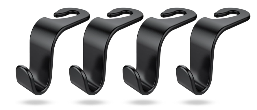 4-Pack Car Seat Back Storage Hook