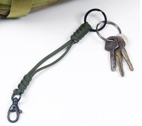 Keychain Lanyard With Metal Clip