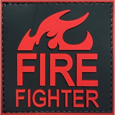 RUBBER FIRE FIGHTER PATCH