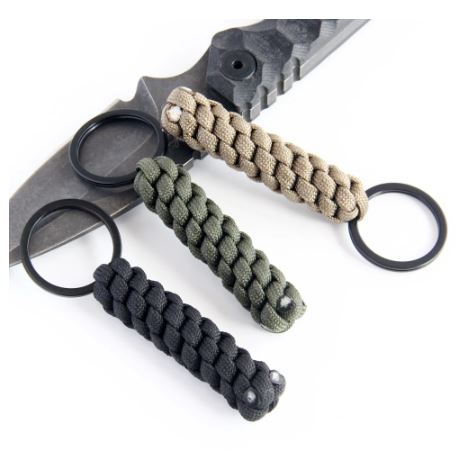 Nylon Rope Handcrafted Box Knot Keychain