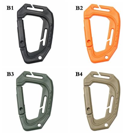 Big D-type Plastic Tactical Molle Quick Hook Hanging