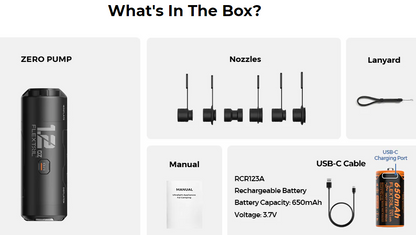 ZERO PUMP - World's Smallest Pump for Sleeping Pads