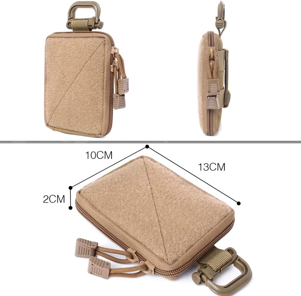 Multifunctional wallet with Carabiner