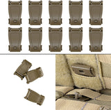 BOOSTEADY Kit of 30 Attachments for Molle Bag Tactical Backpack