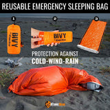 حقيبة نوم للطوارئ من بيفي للحماية الحرارية 