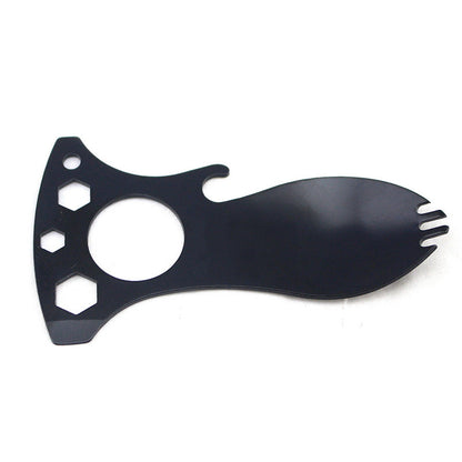 7 in 1 Multitool Black EDC Spork