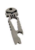 ( Silver )Skull Survival Pocket Tool Key - أداة متعددة الاستخدمات