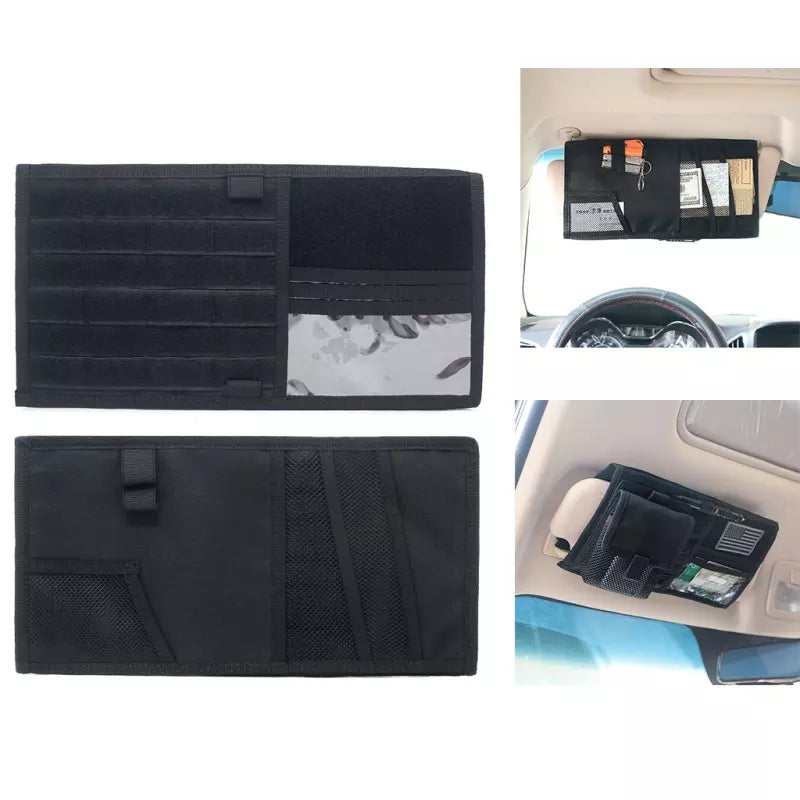 Tactical MOLLE Vehicle Visor Panel (BLK)