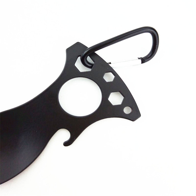 7 in 1 Multitool Black EDC Spork