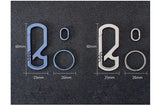 Alloy Aluminum  Keyring