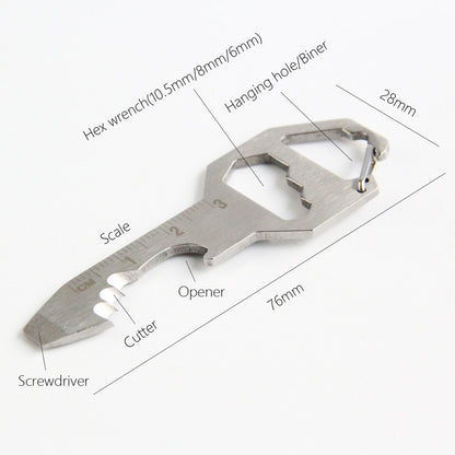8 في 1 مفتاح متعدد الأدوات EDC - أداة متعددة الاستخدامات (8 في 1)