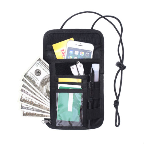 Tactical ID Card Case Holder Neck Lanyard